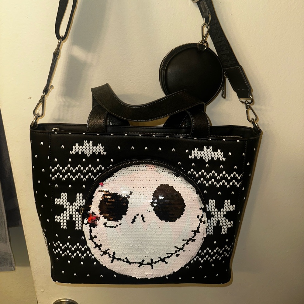 Loungefly nightmare before Christmas tote bag